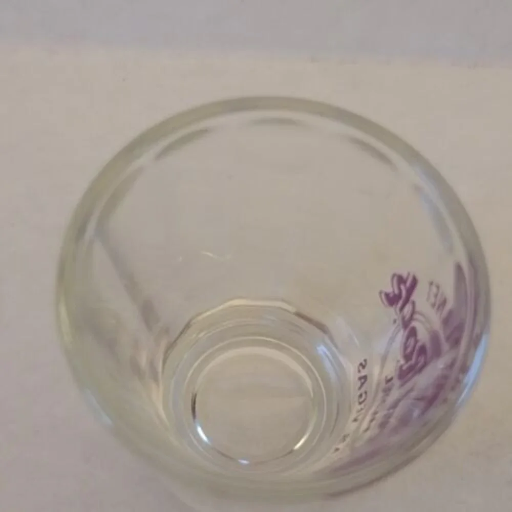 Hard Rock Cafe Save the Planet  Beveled Shot Glass Purple Logo Las Vegas